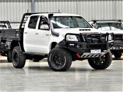 2012 Toyota Hilux SR KUN26R MY12 4X4 Glacier White