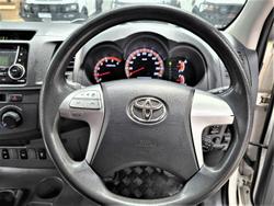 2012 Toyota Hilux SR KUN26R MY12 4X4 Glacier White