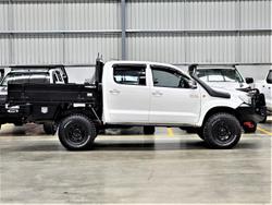 2012 Toyota Hilux SR KUN26R MY12 4X4 Glacier White