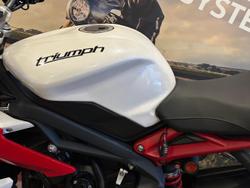 2014 Triumph Street Triple R ABS Street Triple White