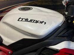 2014 Triumph Street Triple R ABS Street Triple White