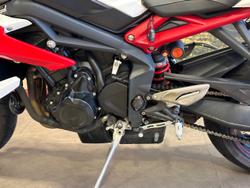 2014 Triumph Street Triple R ABS Street Triple White