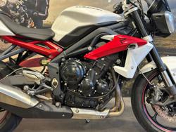 2014 Triumph Street Triple R ABS Street Triple White