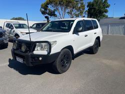 2012 Toyota Landcruiser GX VDJ200R MY10 4X4 Constant Powder White