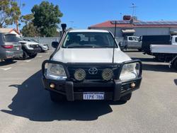 2012 Toyota Landcruiser GX VDJ200R MY10 4X4 Constant Powder White