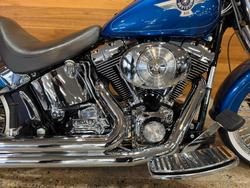 2005 Harley-davidson FLSTFI FAT BOY Blue