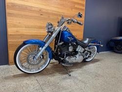 2005 Harley-davidson FLSTFI FAT BOY Blue