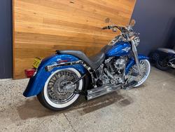 2005 Harley-davidson FLSTFI FAT BOY Blue