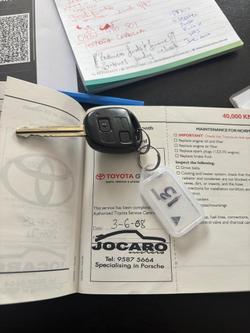 2006 Toyota Corolla Conquest ZZE122R Blue Mica