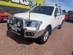 2013 Nissan Navara ST-X 550 D40 Series 5 4X4 Dual Range White