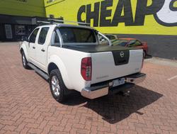 2013 Nissan Navara ST-X 550 D40 Series 5 4X4 Dual Range White