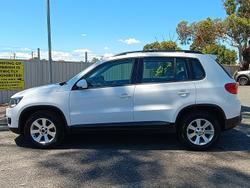 2013 Volkswagen Tiguan 132TSI Pacific 5N MY14 Four Wheel Drive Candy White
