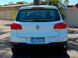2013 Volkswagen Tiguan 132TSI Pacific 5N MY14 Four Wheel Drive Candy White