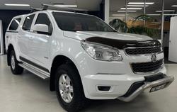 2013 Holden Colorado LT RG MY13 4X4 Dual Range Summit White