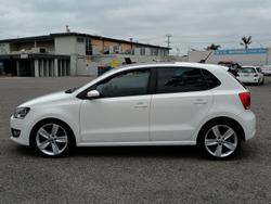 2012 Volkswagen Polo 77TSI Comfortline 6R MY12.5 Candy White