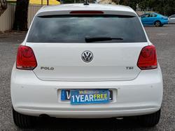 2012 Volkswagen Polo 77TSI Comfortline 6R MY12.5 Candy White