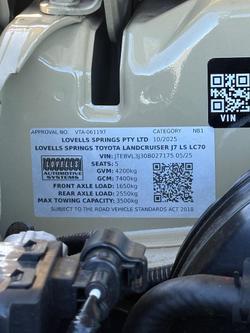 2025 Toyota Landcruiser GXL