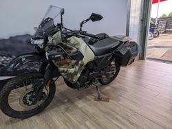 2025 Kawasaki KLR650 (KL650) ADVENTURE CYPHER CAMO BEIGE (MATTE)
