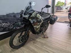 2025 Kawasaki KLR650 (KL650) ADVENTURE CYPHER CAMO BEIGE (MATTE)