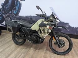 2025 Kawasaki KLR650 (KL650) ADVENTURE CYPHER CAMO BEIGE (MATTE)