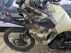 2025 Kawasaki KLR650 (KL650) ADVENTURE CYPHER CAMO BEIGE (MATTE)