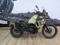 2025 Kawasaki KLR650 (KL650) ADVENTURE CYPHER CAMO BEIGE (MATTE)