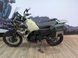 2025 Kawasaki KLR650 (KL650) ADVENTURE CYPHER CAMO BEIGE (MATTE)