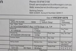 2021 Volkswagen T-Roc 110TSI Style