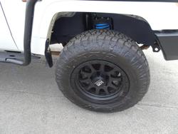 2013 Toyota Landcruiser Workmate VDJ79R MY13 4X4 Dual Range French Vanilla