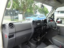 2013 Toyota Landcruiser Workmate VDJ79R MY13 4X4 Dual Range French Vanilla