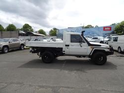 2013 Toyota Landcruiser Workmate VDJ79R MY13 4X4 Dual Range French Vanilla