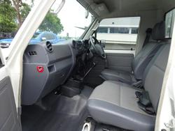 2013 Toyota Landcruiser Workmate VDJ79R MY13 4X4 Dual Range French Vanilla