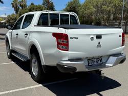 2018 Mitsubishi Triton GLX MQ MY18 4X4 Dual Range White