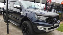 2020 Ford Everest Titanium UA II MY20.25 4X4 Dual Range Deep Crystal Blue