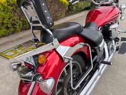 2007 Yamaha XVS1300A V-STAR Red