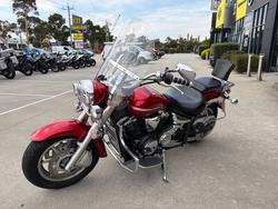 2007 Yamaha XVS1300A V-STAR Red