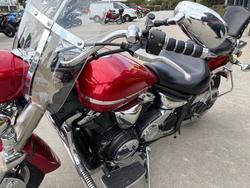 2007 Yamaha XVS1300A V-STAR Red