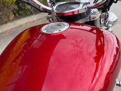 2007 Yamaha XVS1300A V-STAR Red