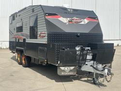 JB Caravans 19'6 Dirt Road Xtreme Rear Door