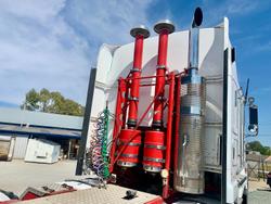 2017 Kenworth K200 Big Cab 130T Gcm (Recent Engine Rebuild) with PTO & Hydraulics White