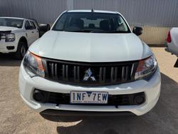 2018 Mitsubishi Triton GLX+ MQ MY18 4X4 Dual Range White
