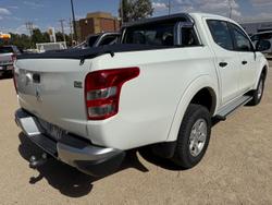 2018 Mitsubishi Triton GLX+ MQ MY18 4X4 Dual Range White