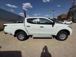 2018 Mitsubishi Triton GLX+ MQ MY18 4X4 Dual Range White