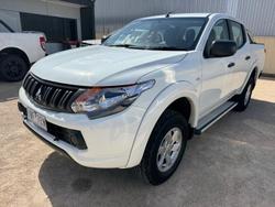 2018 Mitsubishi Triton GLX+ MQ MY18 4X4 Dual Range White