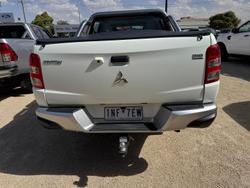 2018 Mitsubishi Triton GLX+ MQ MY18 4X4 Dual Range White
