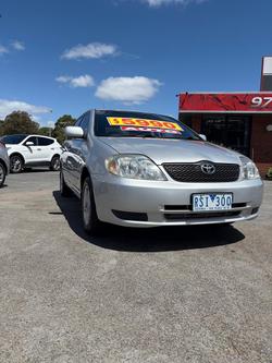 2002 Toyota Corolla Ascent ZZE122R Sterling Silver