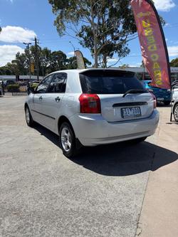 2002 Toyota Corolla Ascent ZZE122R Sterling Silver