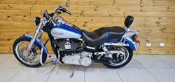 2010 Harley-davidson FXDC DYNA SUPER GLIDE CUSTOM BLUE/SILVER