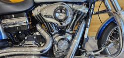 2010 Harley-davidson FXDC DYNA SUPER GLIDE CUSTOM BLUE/SILVER