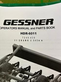 2022 Gessner Hdr-6011 Mk2 Deep Ripper